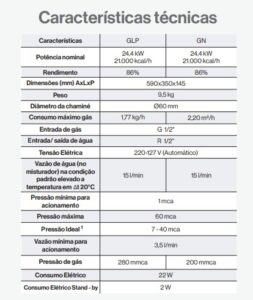 RINNAI REU E-15 FEH características